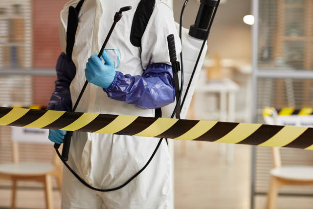 Professional Biohazard Cleanup technician working in Buttonwillow, CA